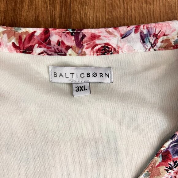 Baltic Born Aliyah Pink Floral Lace Sleeve Dress Sz 3XL - Picture 8 of 15